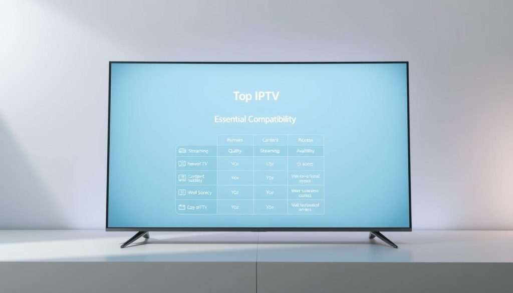 Compatibilité applications IPTV