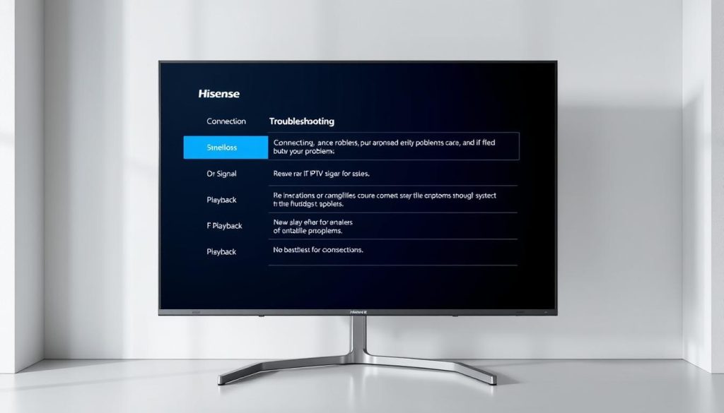 Dépannage IPTV Hisense